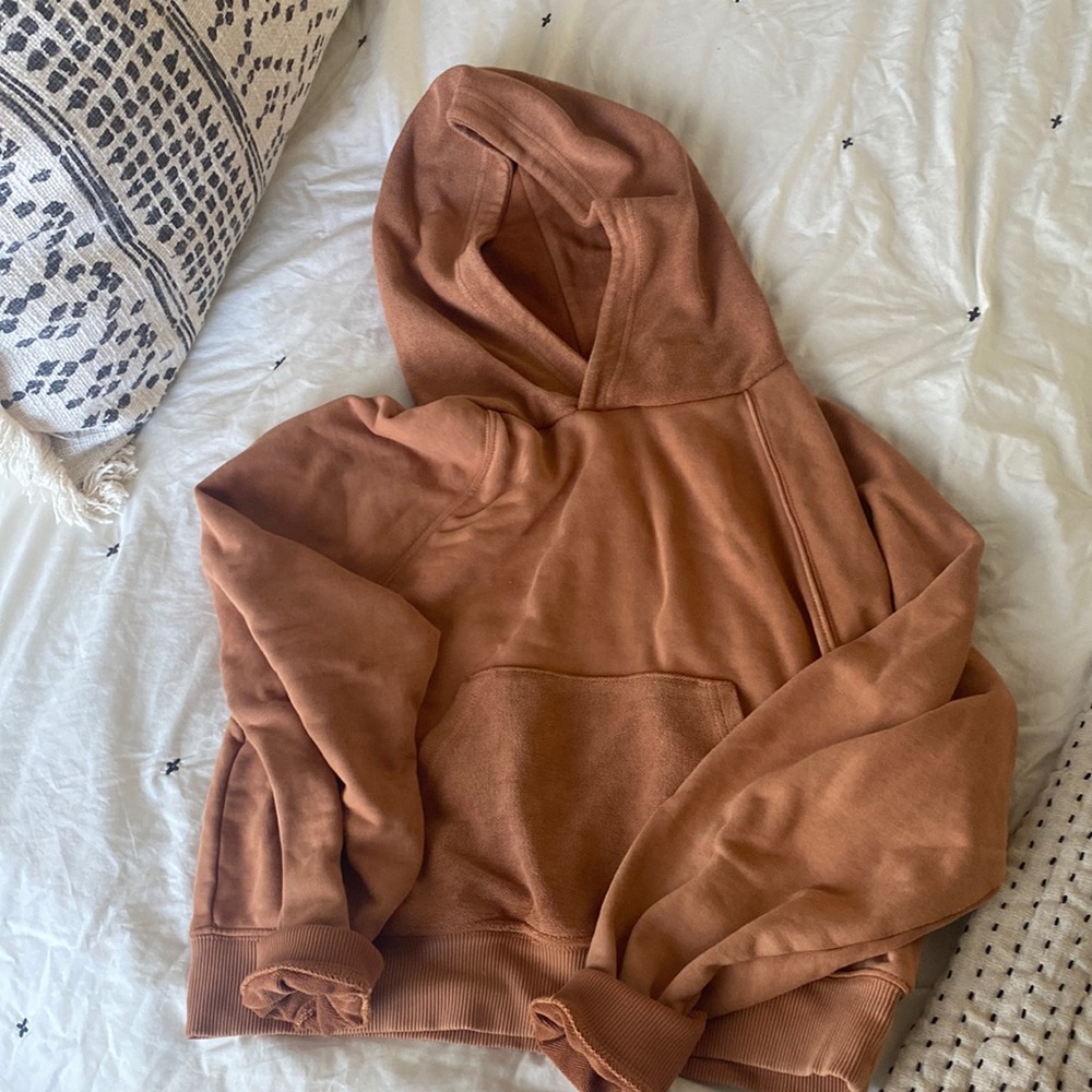Aerie Hood Cropped Sweatshirt